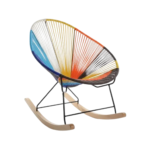 Silla Cancún tejida con combinación de colores personalizada